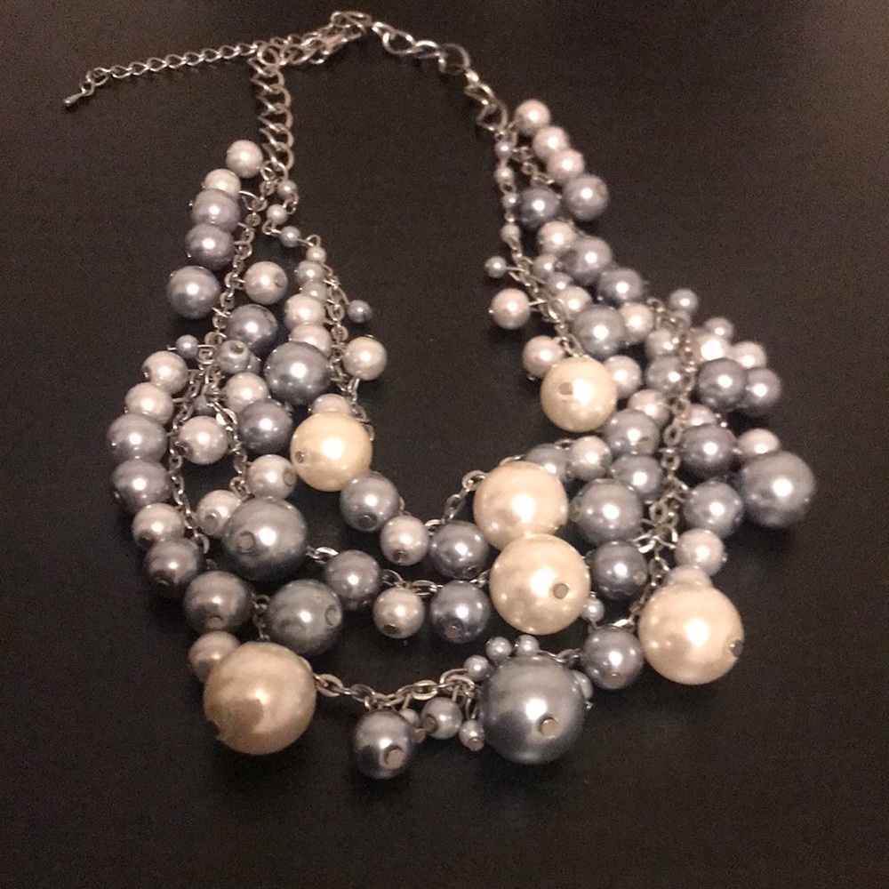 Pearl statement necklace